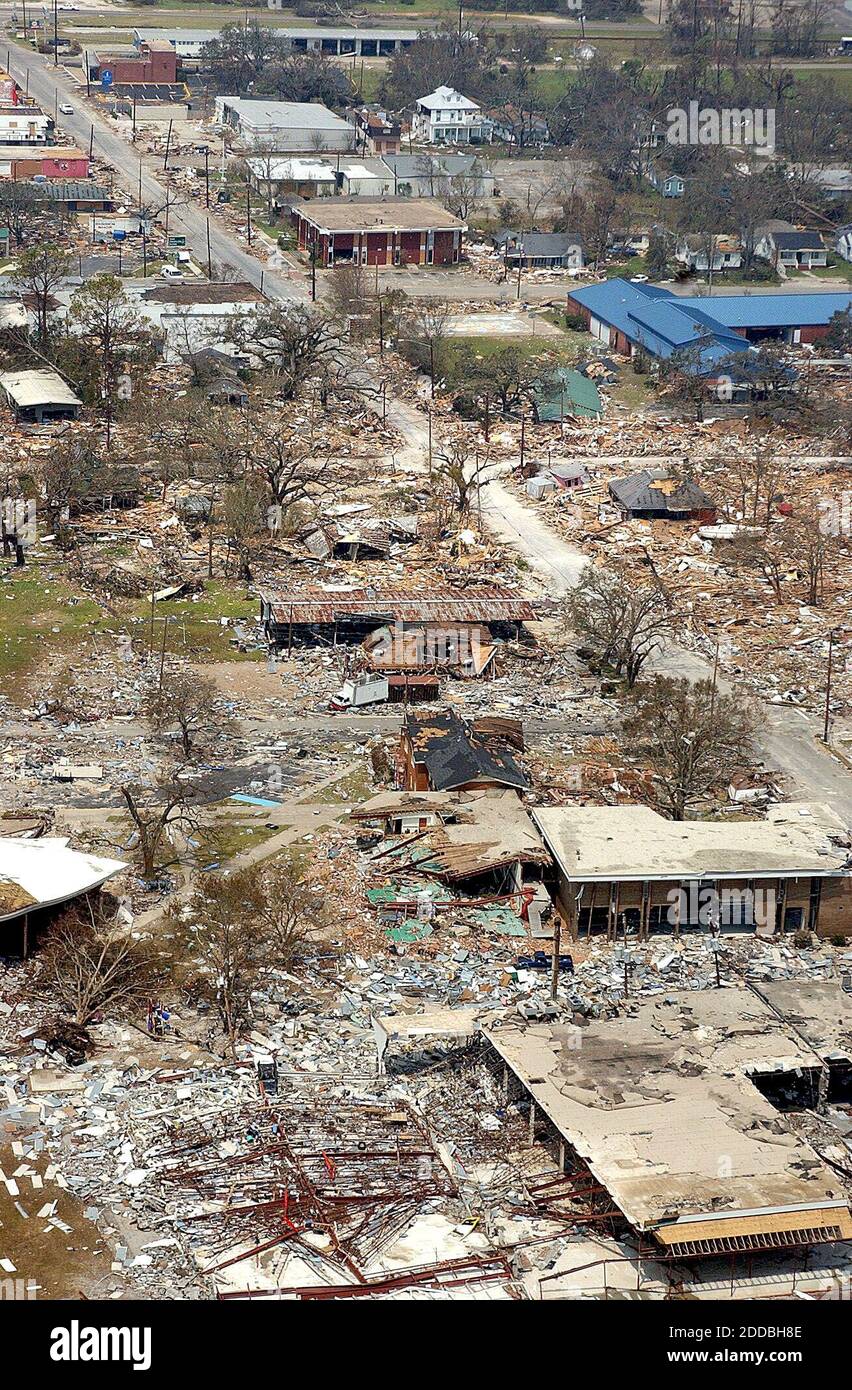 NO FILM, NO VIDEO, NO TV, NO DOCUMENTARY Destruction from Hurricane