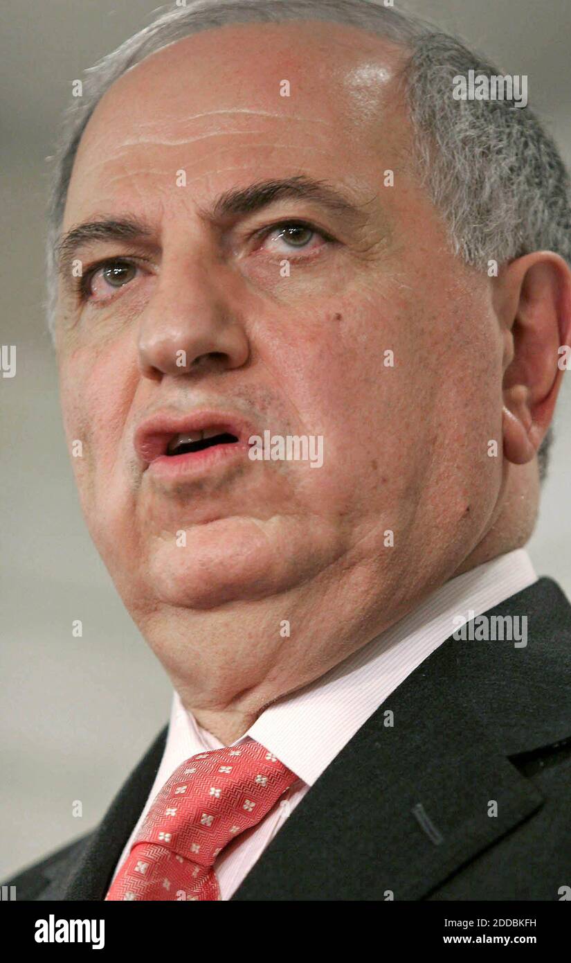 NO FILM, NO VIDEO, NO TV, NO DOCUMENTARY - Deputy Prime Minister of Iraq Ahmed Chalabi speaks at the American Enterprise Institute on November 9, 2005 in Washington, D.C, USA. Photo by Andrew Councill/KRT/ABACAPRESS.COM Stock Photo