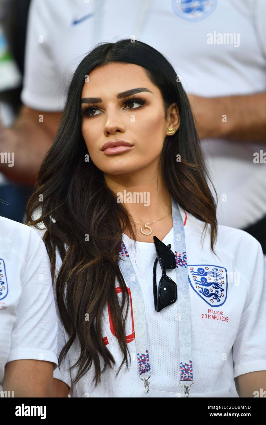 Ruby Mae attends the 1/8 Final Game between Colombia and England at the ...