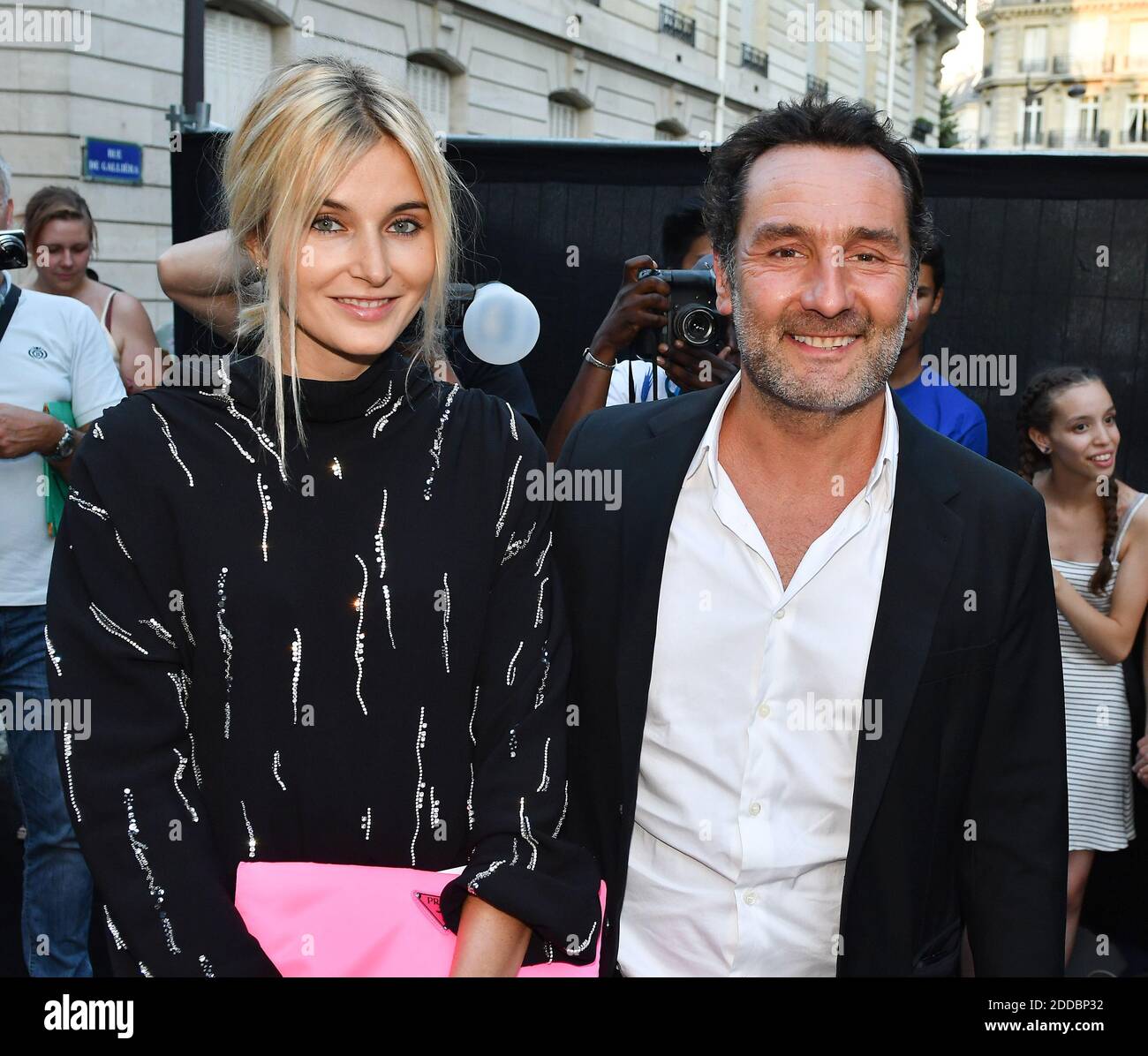 Gilles Lellouche and his girlfriend Alizee Guinochet arrive at the ...