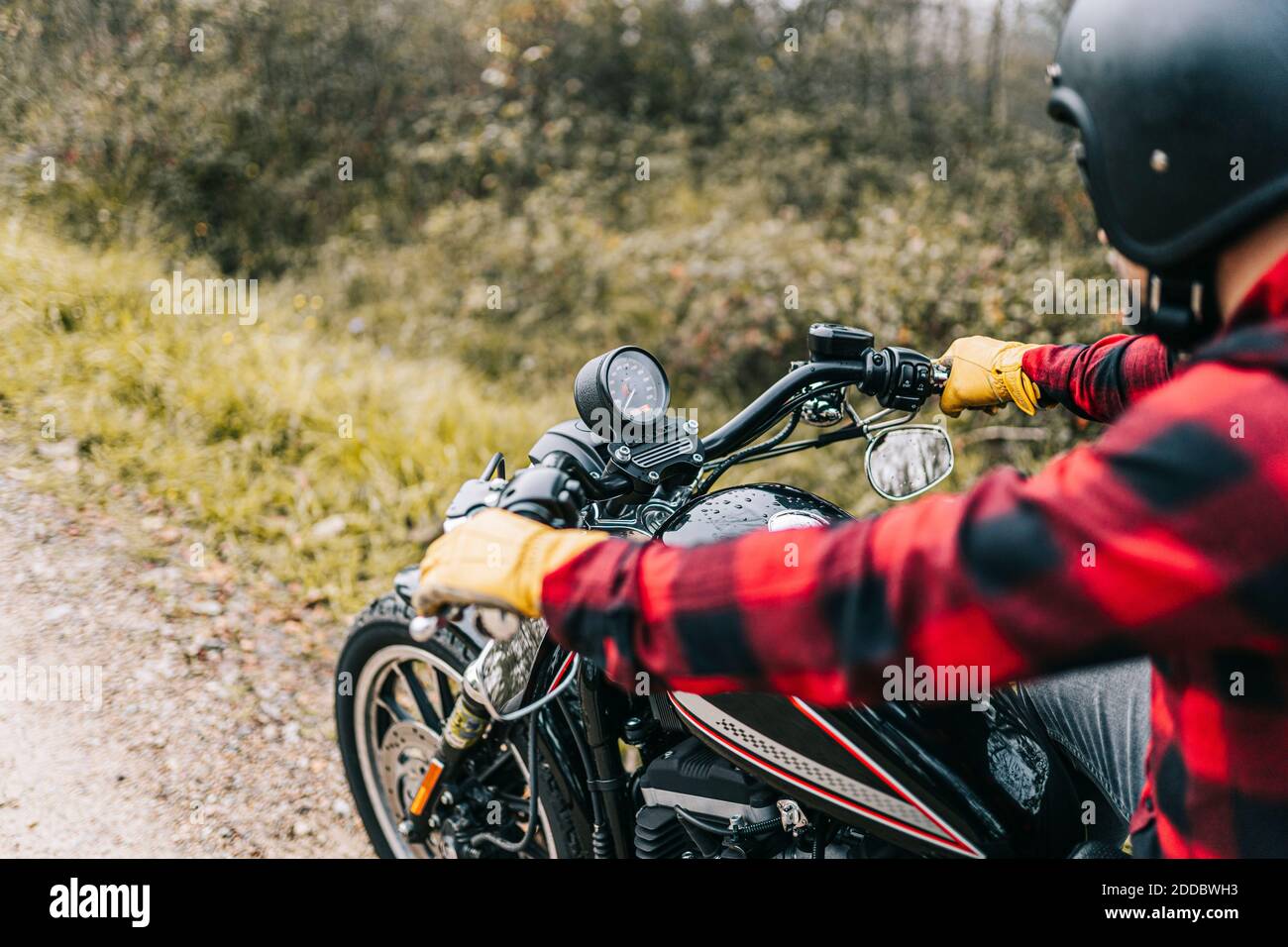 Man Riding Motorcycle Hi Res Stock Photography And Images Alamy