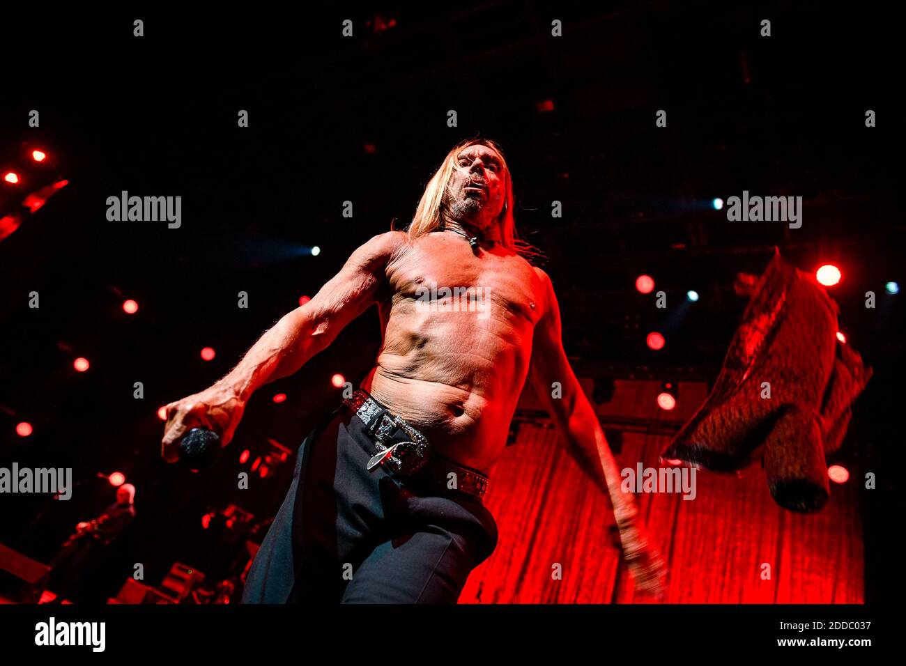 Iggy Pop performing live on stage during Montreux Jazz Festival in  Montreux, Switzerland on July 03, 2018. Photo by Julien  Zannoni/APS-Medias/ABACAPRESS.COM Stock Photo - Alamy
