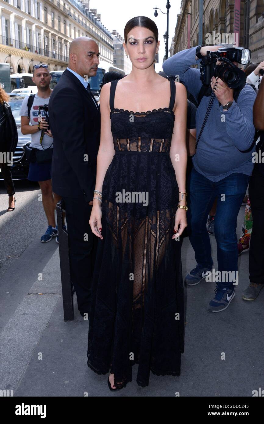 Bianca Brandolini D'adda attending the Elie Saab Haute Couture Paris