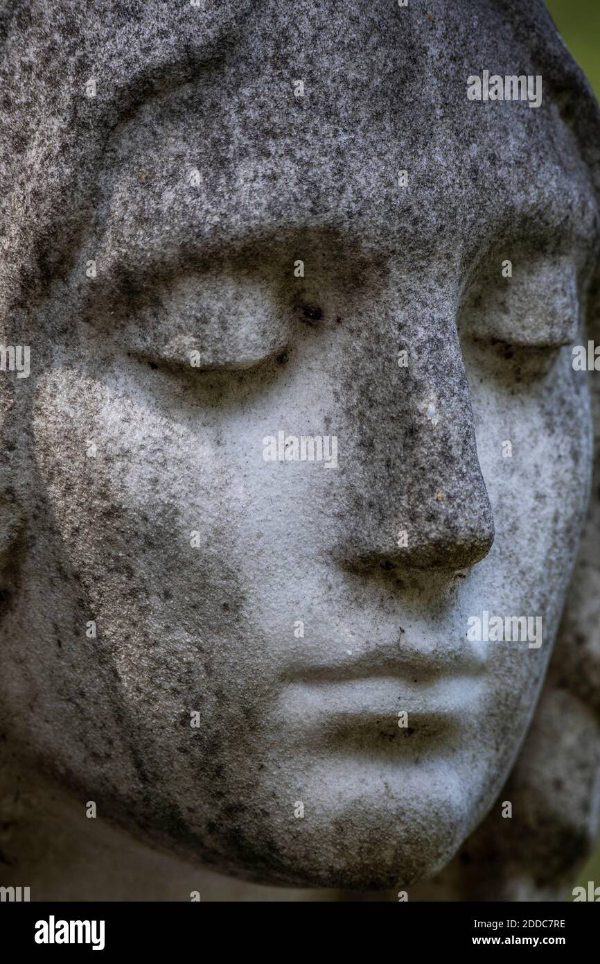 Face statue female closed eyes hi res stock photography and images