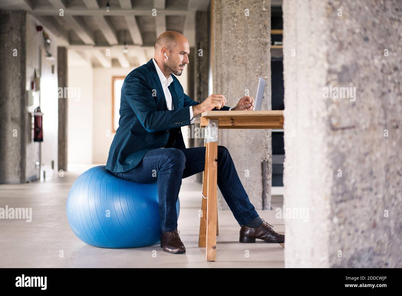 fitness-ball-business-man-hi-res-stock-photography-and-images-alamy