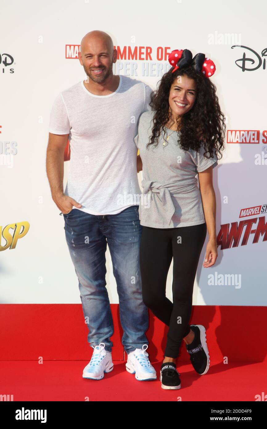 Franck Gastambide and Sabrina Ouazani attending the premiere of &lsquo;ANT