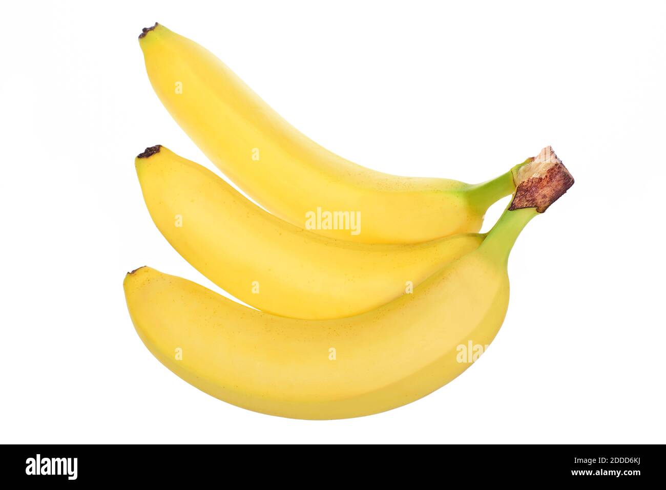 A bunch of bananas close-up view on white background Stock Photo - Alamy