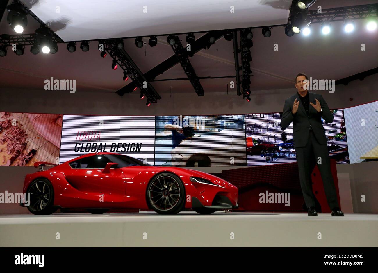 No Film No Video No Tv No Documentary Kevin Hunter President Of Toyota Calty Design Research Introduces The Toyota Ft 1 Concept During The 2014 North American International Auto Show In Detroit
