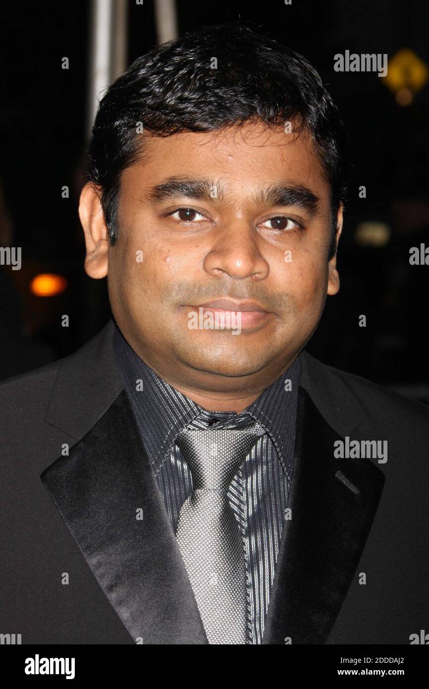 Allah Rakah A.R. (Allah Rakha) Rahman, Indian film composer arriving at TIME 100 ...