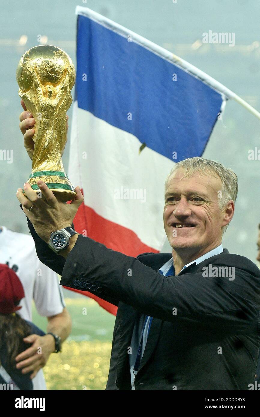 Didier Deschamps Of France Celebrate Their Victory Over Croatia At The didier-deschamps-of-france-celebrate-their-victory-over-croatia-at-the