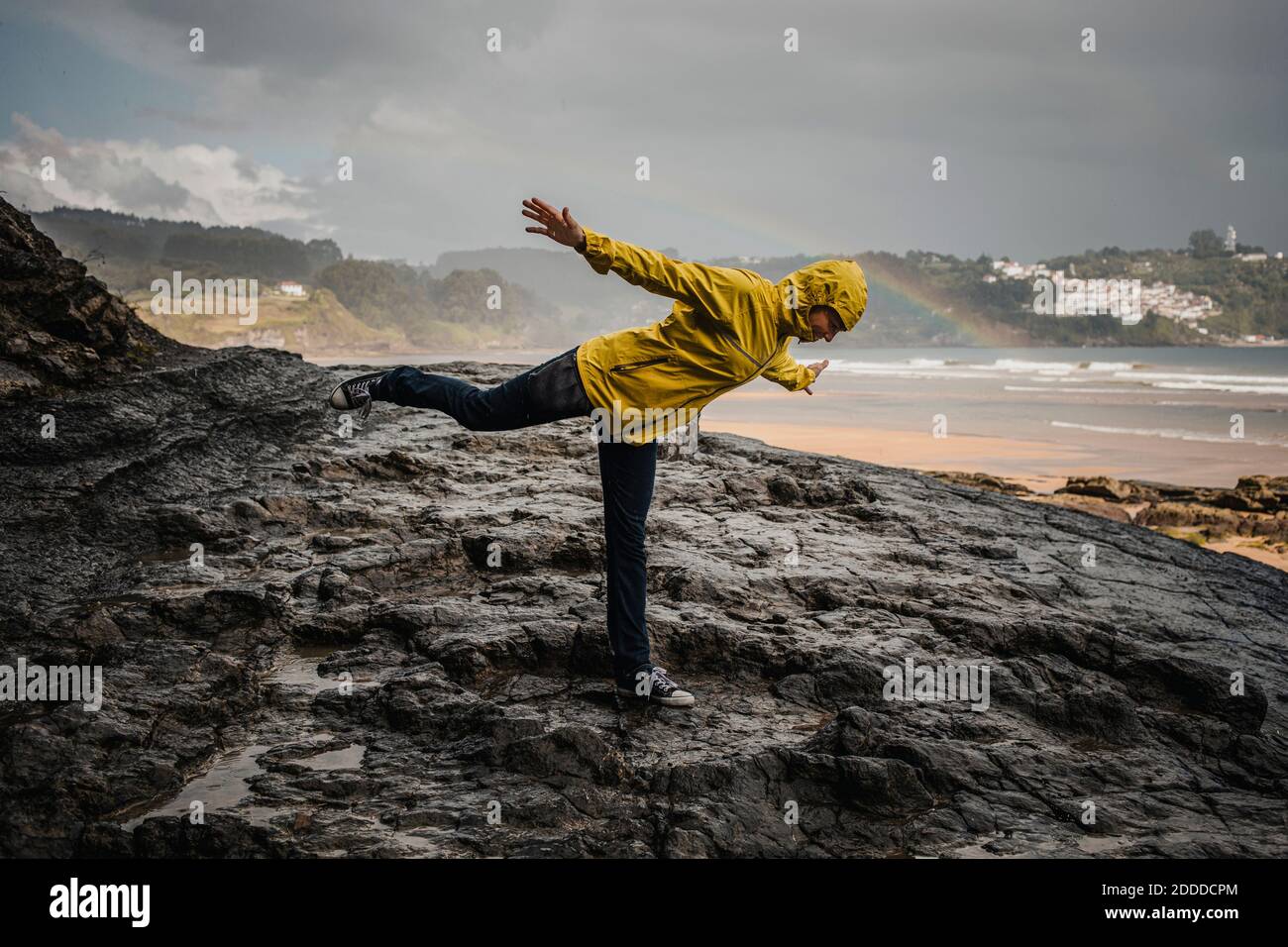 Female on rocky ground hi-res stock photography and images - Alamy