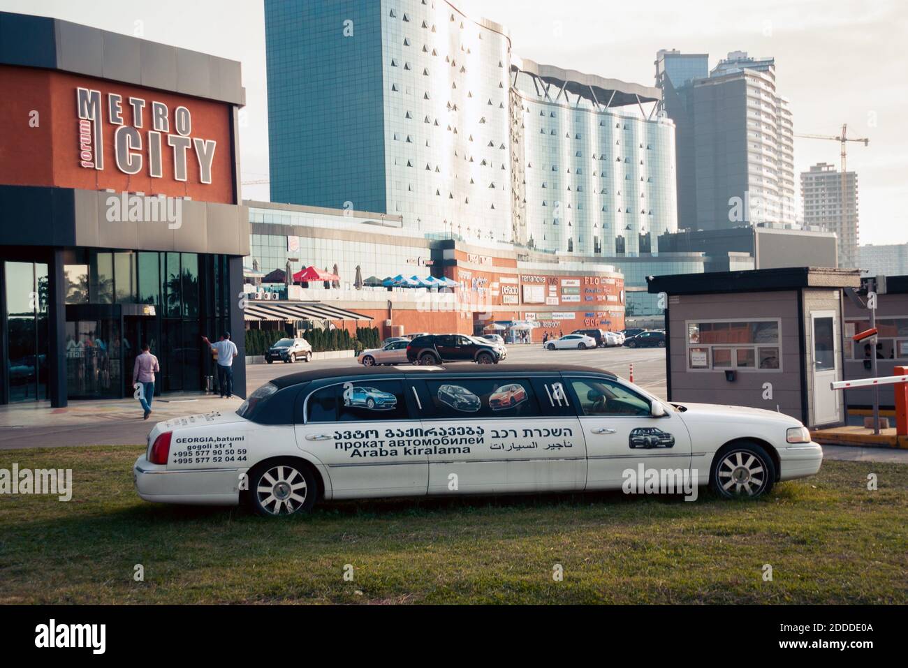 Batumi. October 16, 2020 Limousine car for rent on the