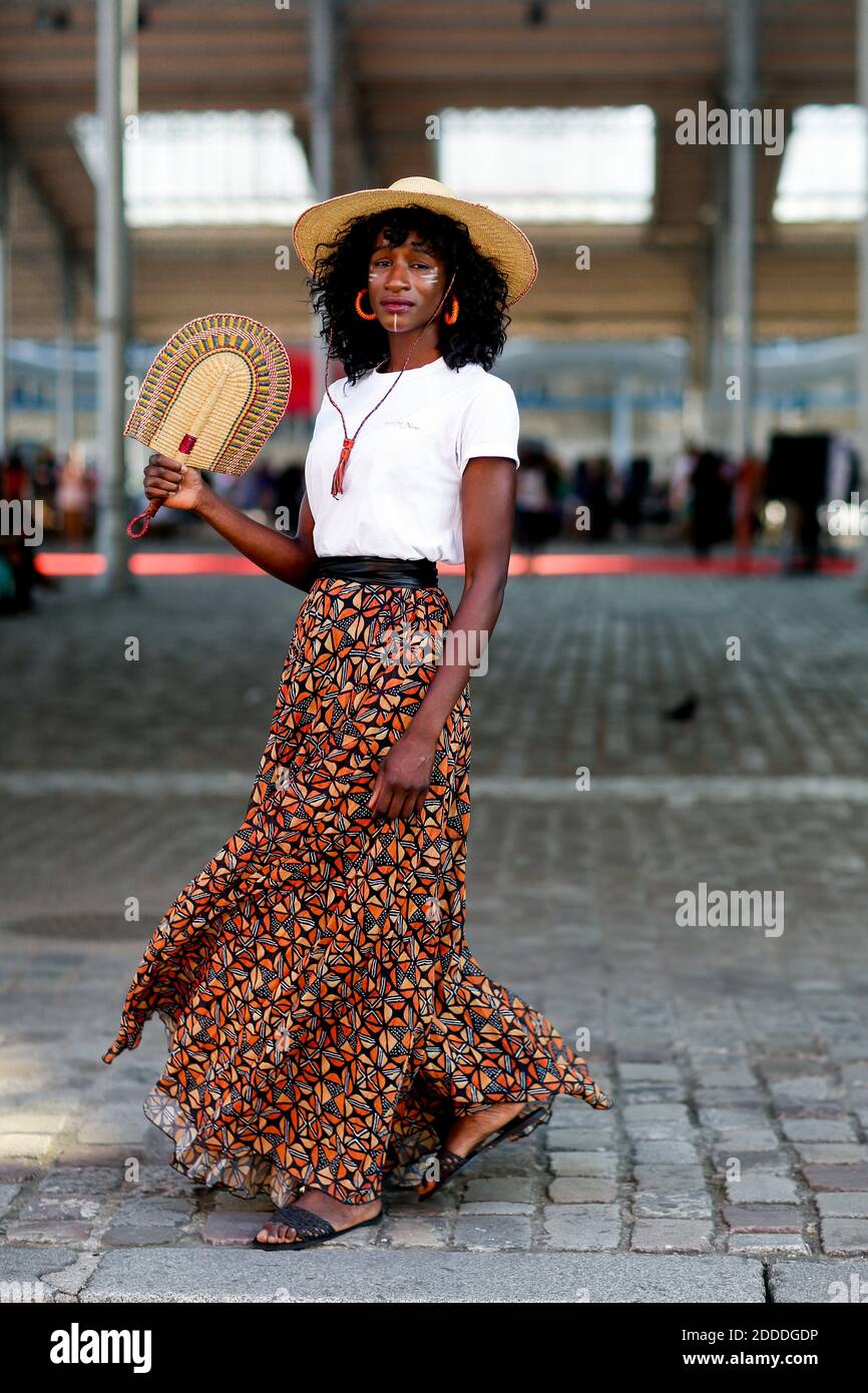 Street style, Niam at Afropunk festival held at Halle de la Villette, in  Paris, France, on July 14th, 2018. Photo by Marie-Paola  Bertrand-Hillion/ABACAPRESS.COM Stock Photo - Alamy