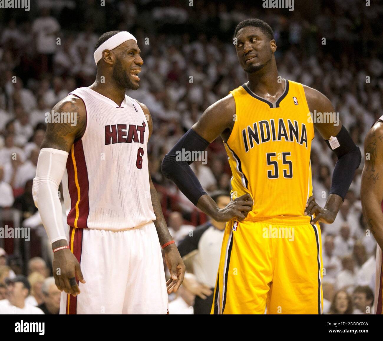 Lebron james lance stephenson hi res stock photography and images Alamy