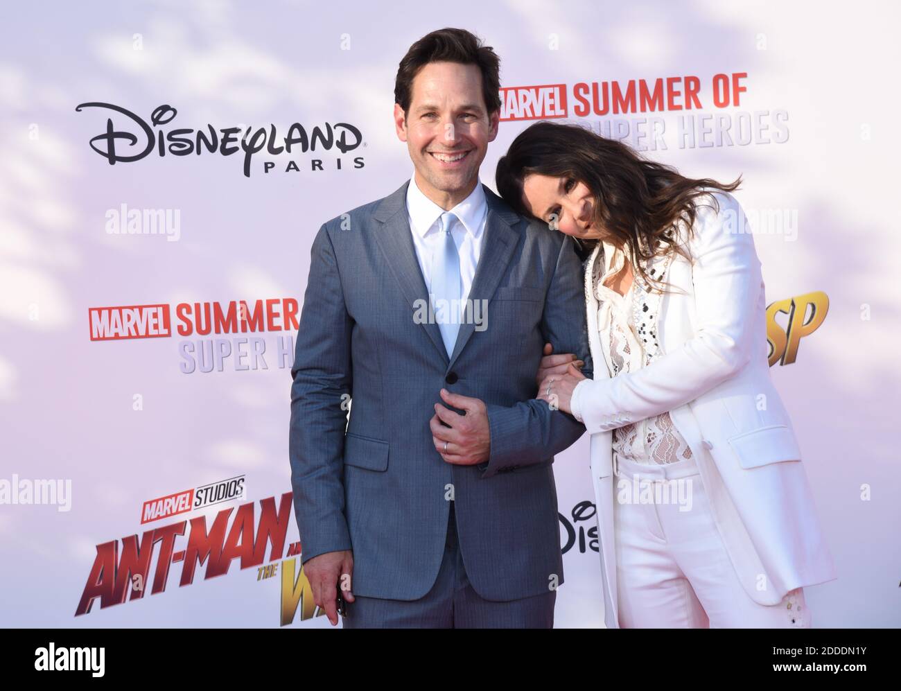 Paris Paul Rudd Paul Rudd and Evangeline Lilly attending the ANT-MAN and The Wasp (Ant ...
