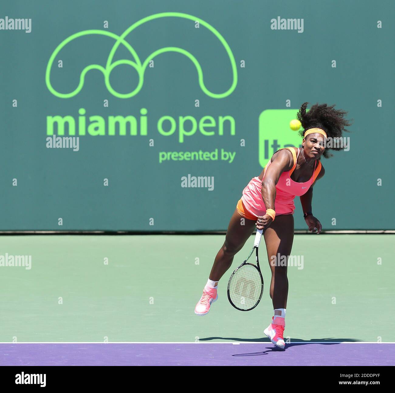 Miami open tennis day 10 serena williams hi-res stock photography and images