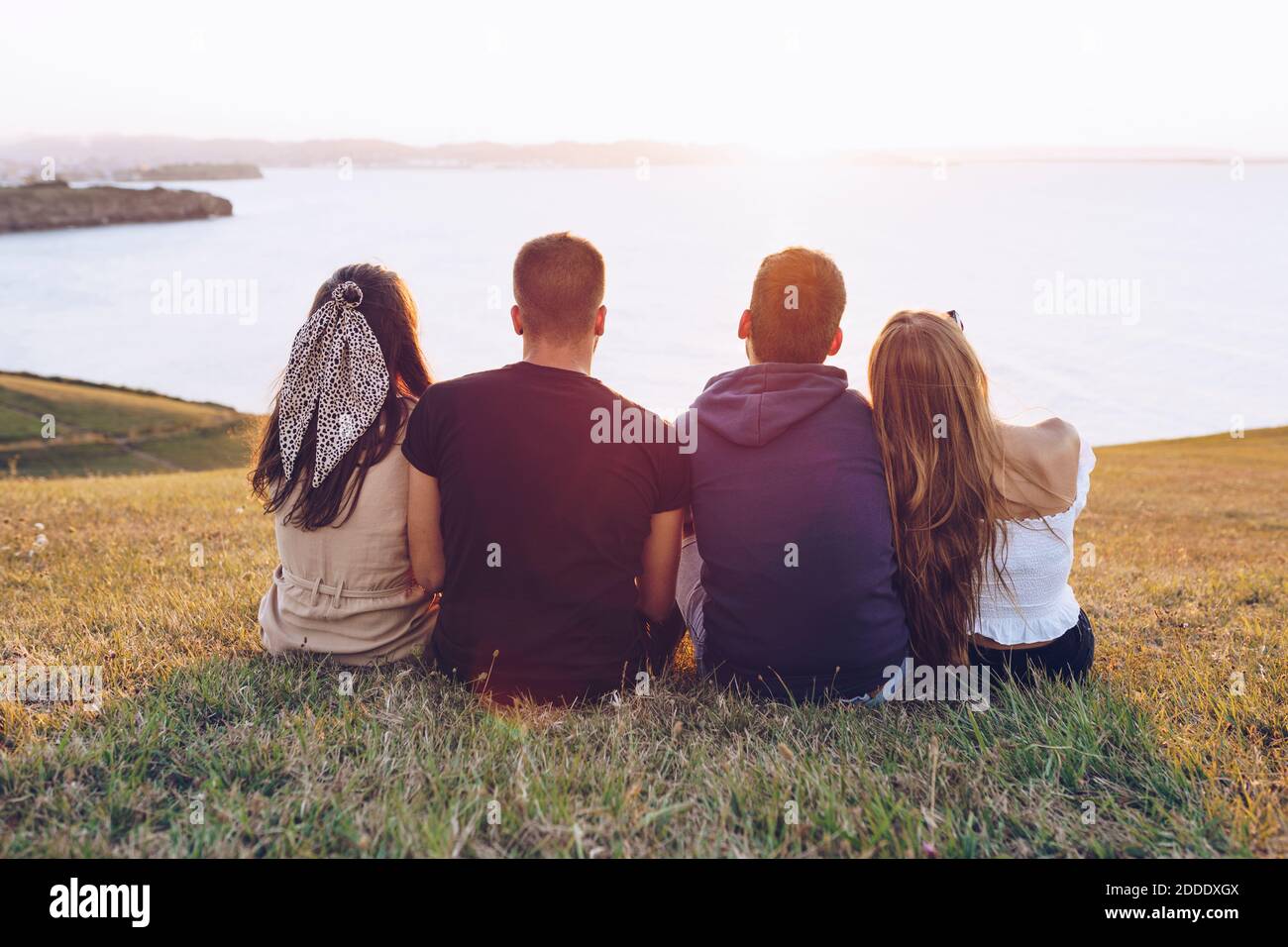 Female rear view backlit hi-res stock photography and images - Alamy