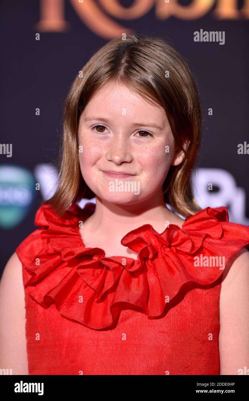 Bronte Carmichael attends the premiere of Disney’s ‘Christopher Robin