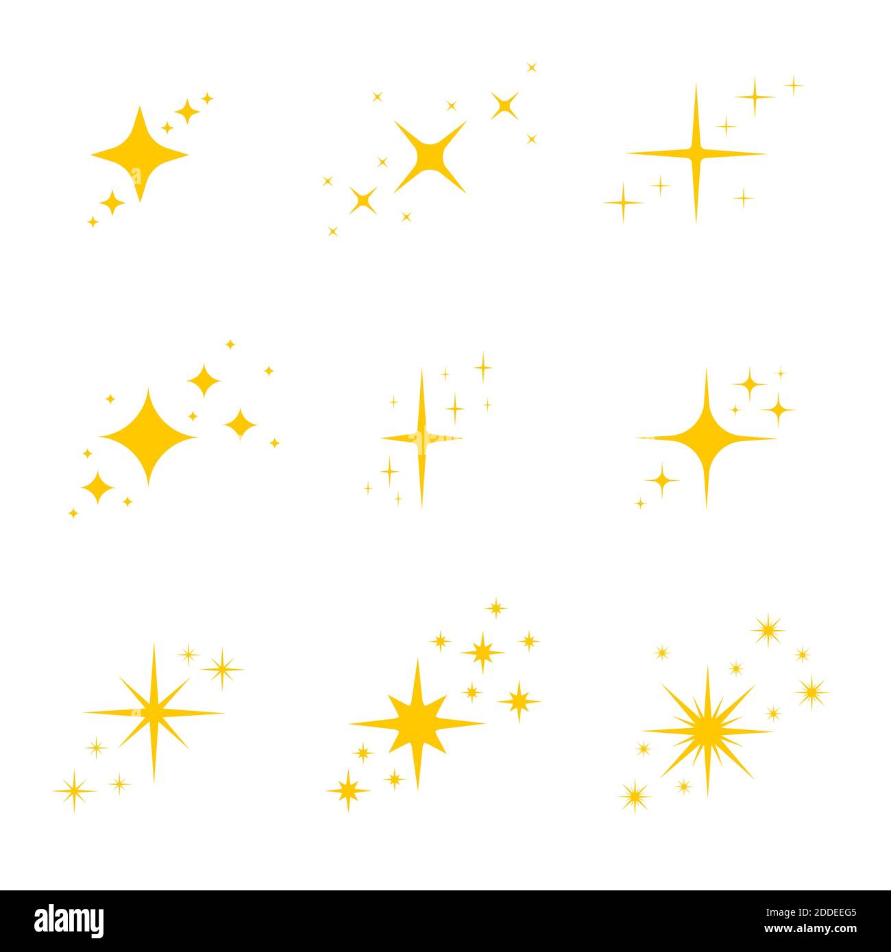 Shining gold star Stock Vector Images - Alamy