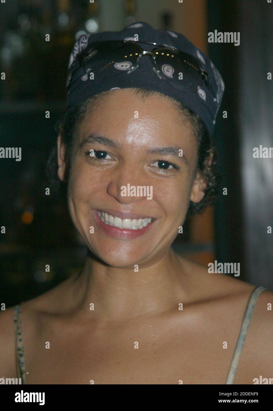 Miami Beach, FL 5-16-2002 Erin Cosby (daughter of Bill Cosby) poses