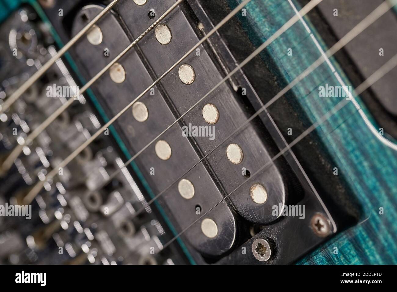 Electric guitar pickup Stock Photo Alamy