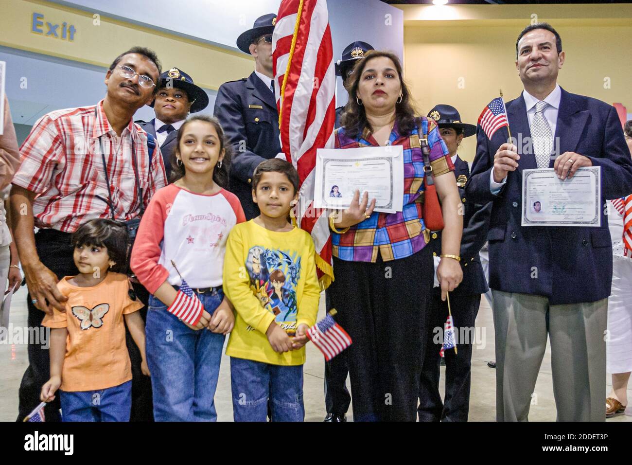 Florida Miami Beach Convention Center naturalization ceremony oath of