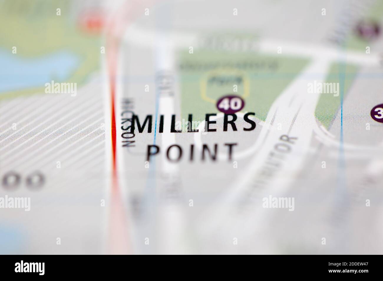 Millers Point Sydney Map Page 3 - Millers Point High Resolution Stock Photography And Images - Alamy