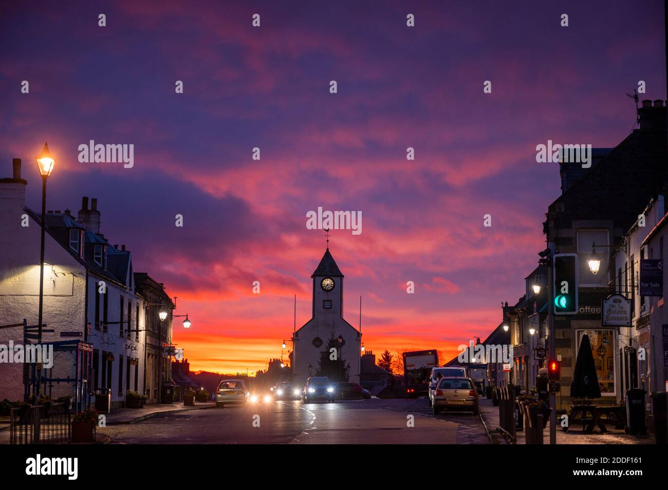 23rd November 2020. Lauder,Scottish Borders. Scotland, UK. A stunning