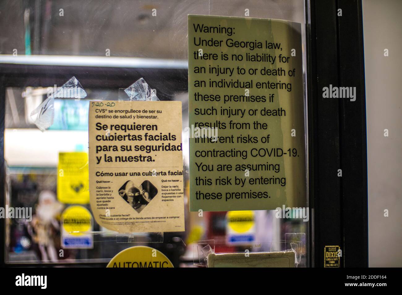 Augusta, Ga USA - 11 22 20: CVS Pharmacy retail store at night covid-19 ...