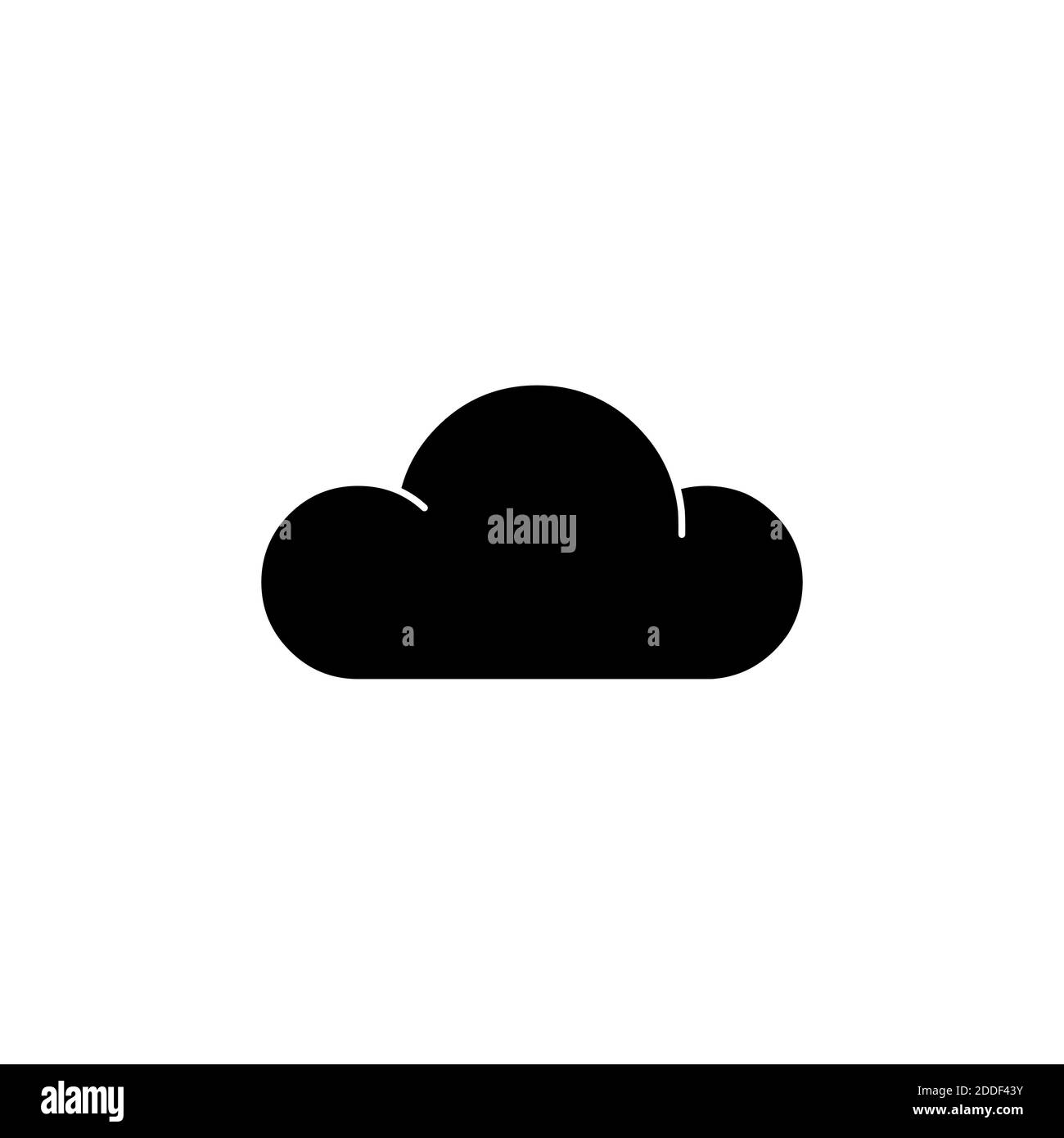 Cloud Icon Vector. Simple flat symbol. weather icon. Stock vector ...