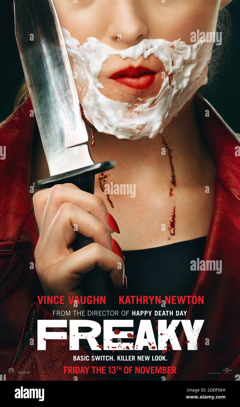 Release Date November 13 Title Freaky Studio Universal Pictures Director Christopher Landon Plot After Swapping Bodies With A Deranged Serial Killer A Young Girl In High School Discovers She Has Less