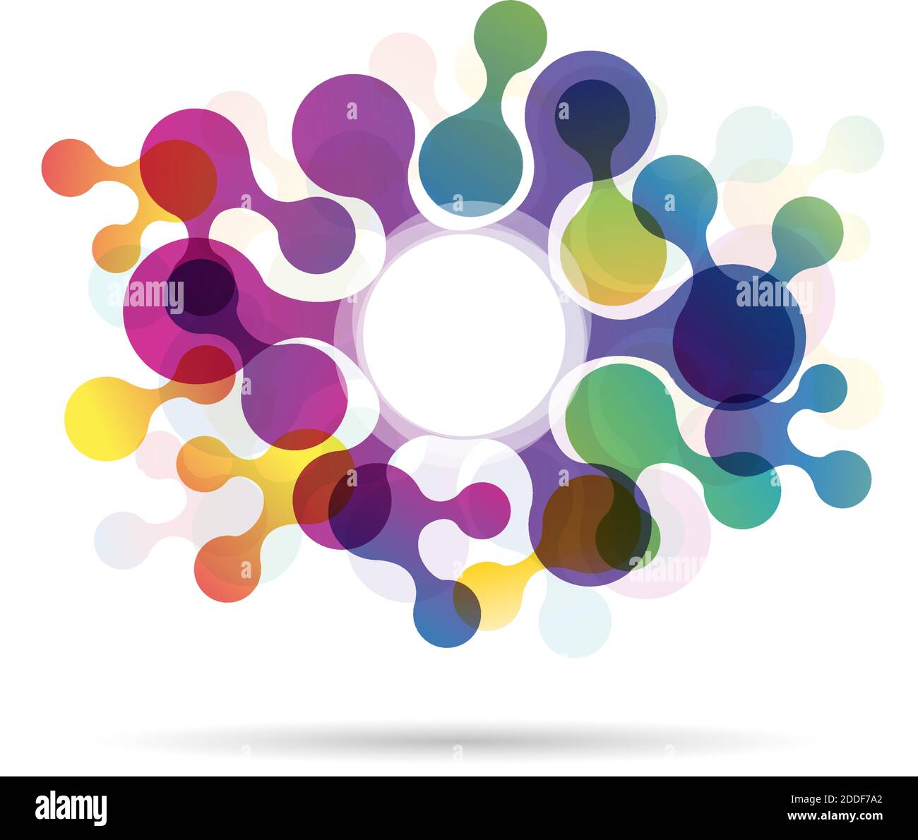 Vector Abstract background with circles Stock Vector Image & Art - Alamy