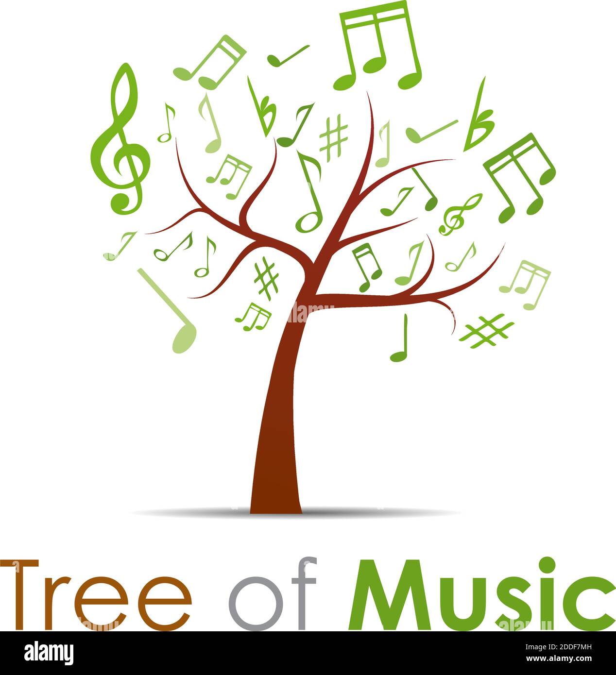 Tree of Music Stock Vector Image & Art Alamy