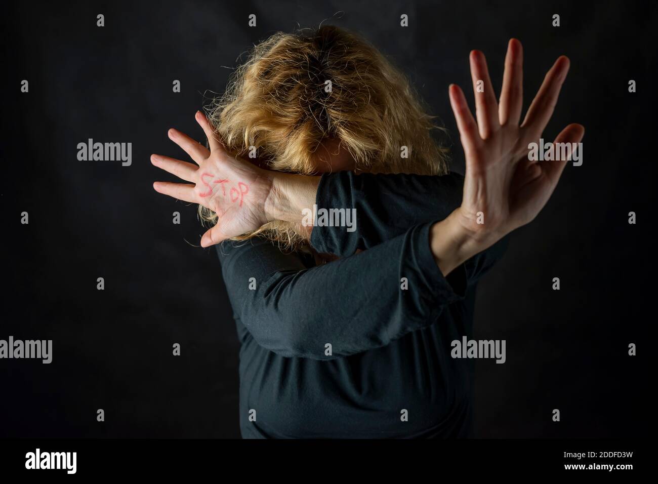 Stop violence against women hi-res stock photography and images - Alamy