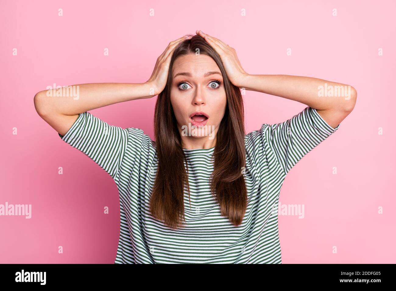 Scared face of girl stock photo. Image of madness, person - 28518734