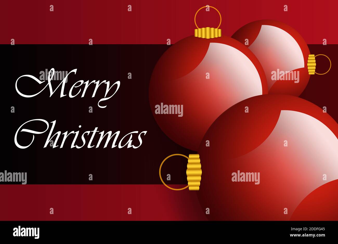 Christmas holiday details, illustrated with great colors Stock Photo