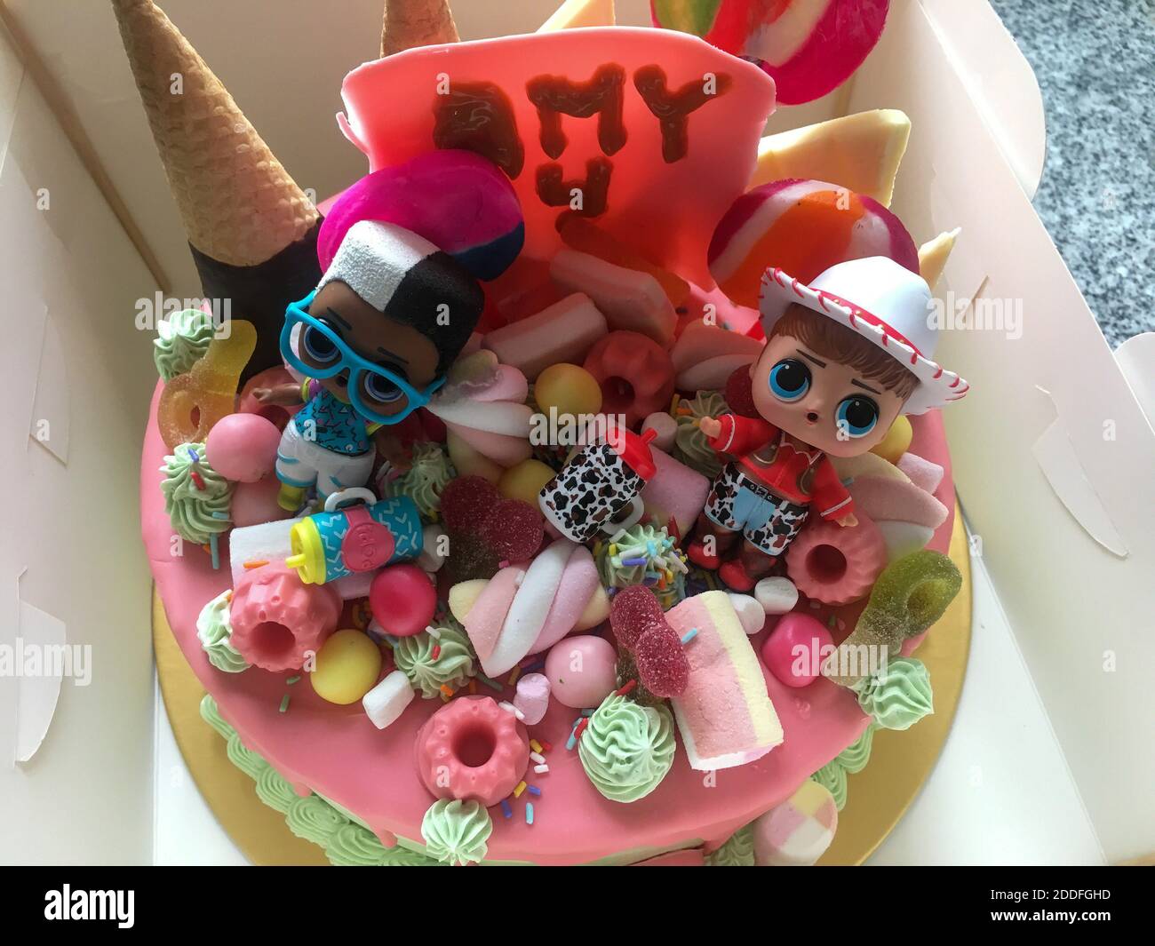 Child Birthday Cake Stock Photo Alamy Child Birthday Cake Stock Photo Alamy