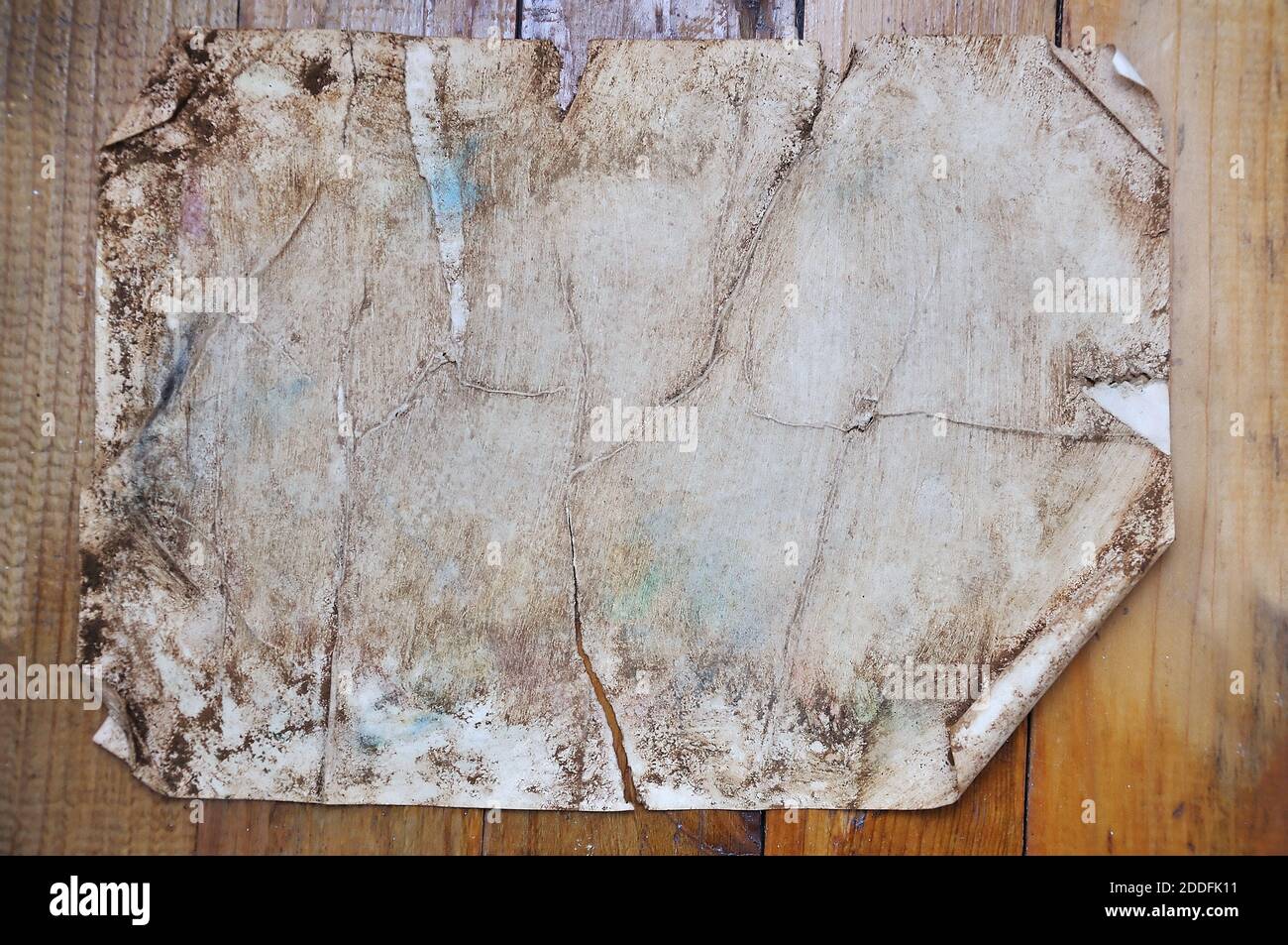 Old grunge paper great for your message Stock Photo