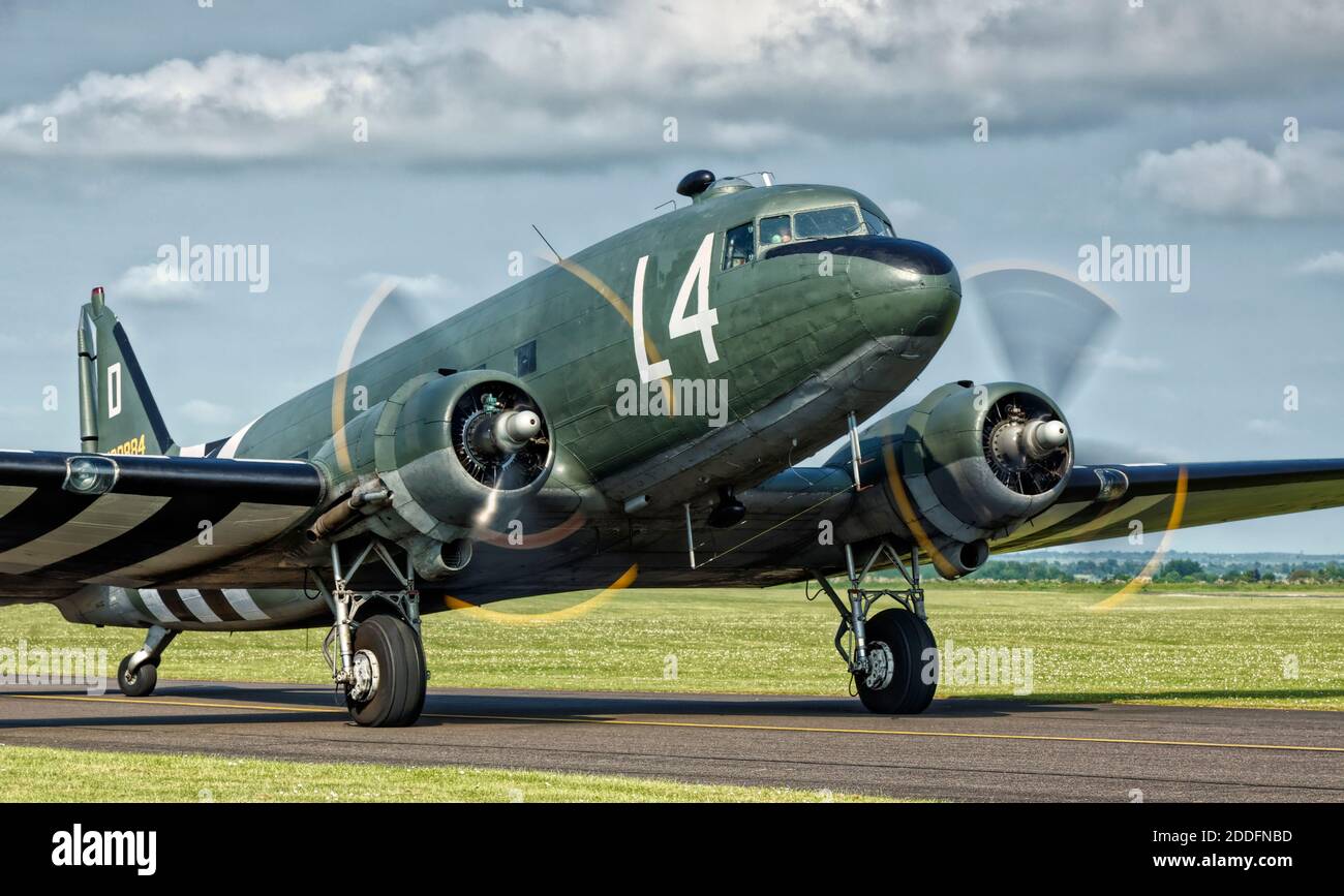 Douglas C-47 L4 Stock Photo