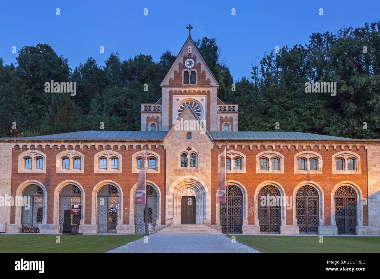 geography / travel, Germany, Bavaria, Bad Reichenhall, old saltworks, Bad Reichenhall, Upper Bavaria, Additional-Rights-Clearance-Info-Not-Available Stock Photo