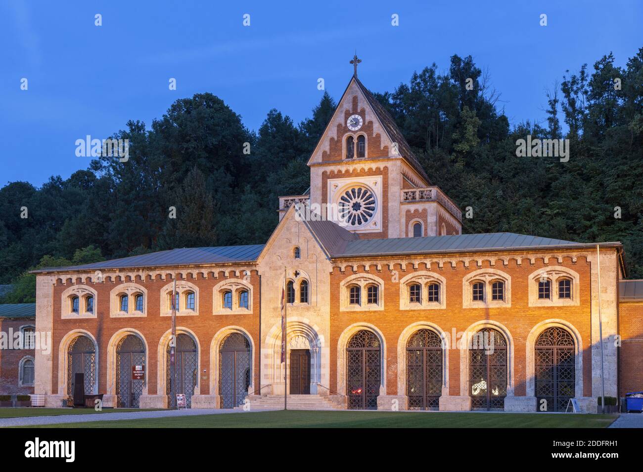 geography / travel, Germany, Bavaria, Bad Reichenhall, old saltworks, Bad Reichenhall, Upper Bavaria, Additional-Rights-Clearance-Info-Not-Available Stock Photo