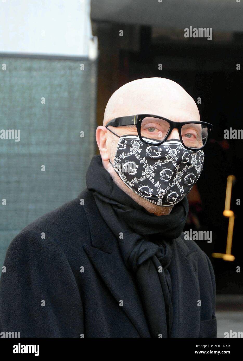 Milan, Italy. 25th Nov, 2020. Funeral of Beppe Modenese at the Church of Santa Maria della Passione in via Consevatorio, in the photo Domenico Dolce (Milan - 2020-11-25, Maurizio Maule) p.s. la foto e' utilizzabile nel rispetto del contesto in cui e' stata scattata, e senza intento diffamatorio del decoro delle persone rappresentate Credit: Independent Photo Agency/Alamy Live News Stock Photo