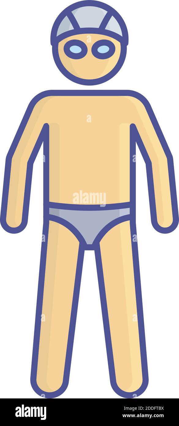 Swimmer nose plug Stock Vector Images Alamy