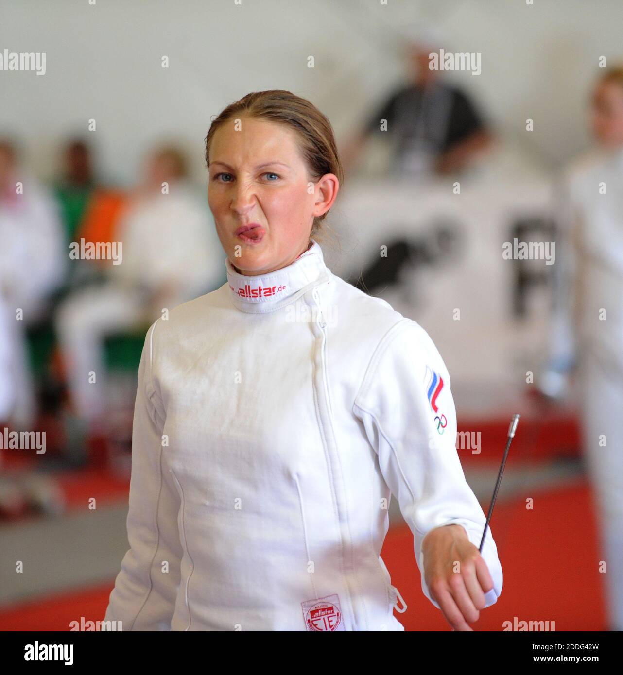 20120510. Donata Rimsaite modern pentathlon Stock Photo Alamy