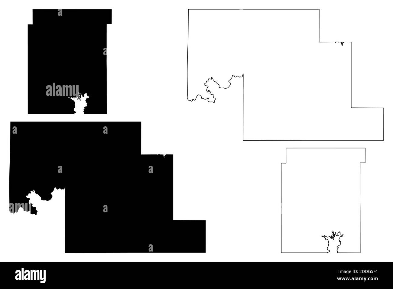 Nowata map Stock Vector Images Alamy