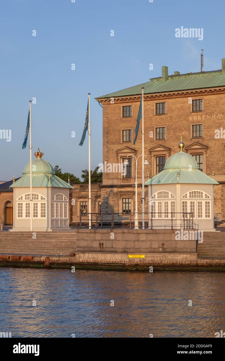 geography / travel, Denmark, Copenhagen, restaurant Toldboden in the harbour of Copenhagen, Additional-Rights-Clearance-Info-Not-Available Stock Photo
