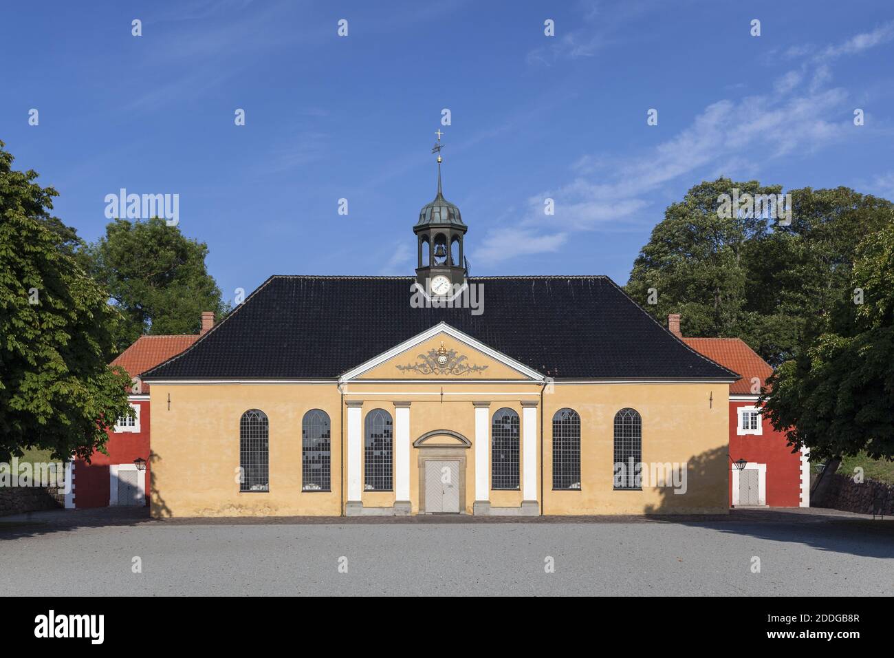 geography / travel, Denmark, Copenhagen, building in the Kastellet in Copenhagen, Denmark, Northern Eu, Additional-Rights-Clearance-Info-Not-Available Stock Photo
