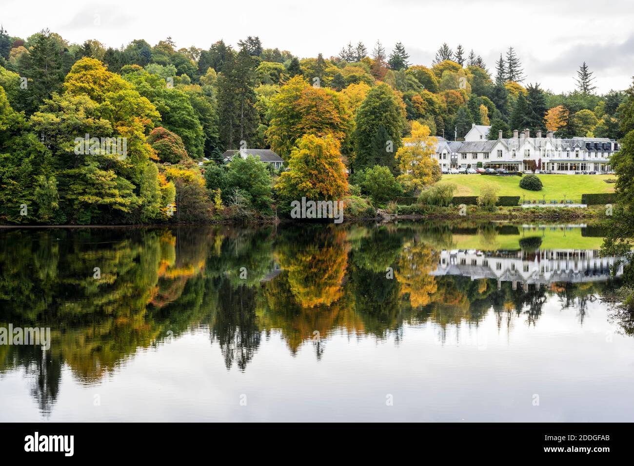 The Green Park Hotel on Loch Faskally in Pitlochry, Perthshire, Scotland, UK Stock Photo