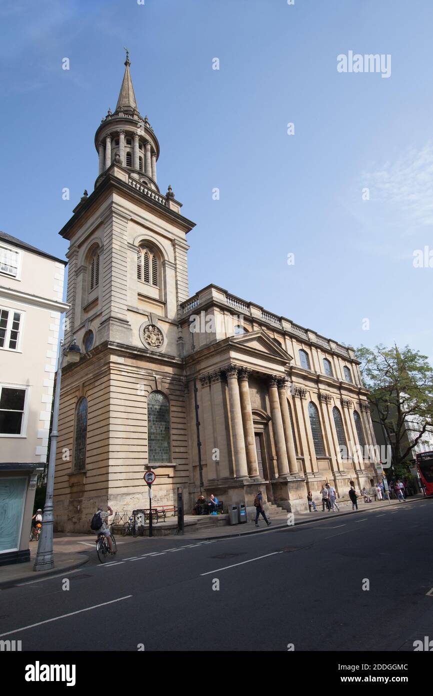 All saints church library of lincoln college hi-res stock photography ...