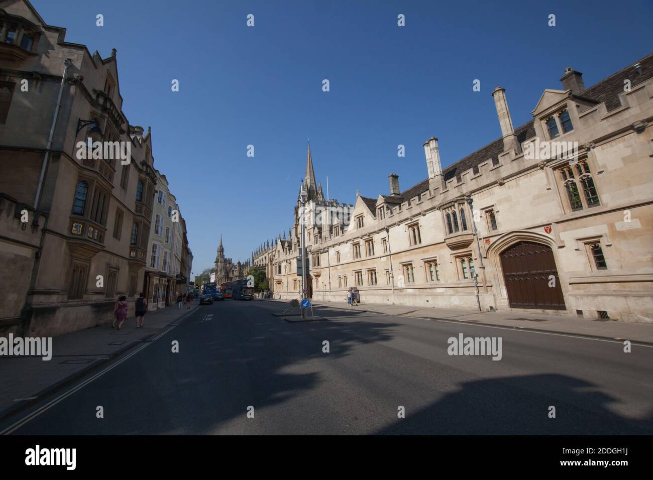 Views of All Souls College, part of The University of Oxford in the UK, taken on the 15th of September 2020 Stock Photo